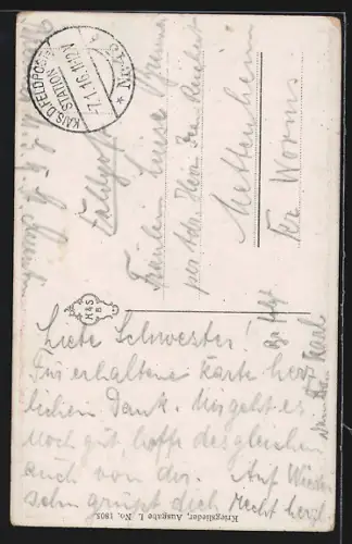 AK Die Wacht im Osten, Liedtext mit der Melodie von Ich hatt` einen Kameraden