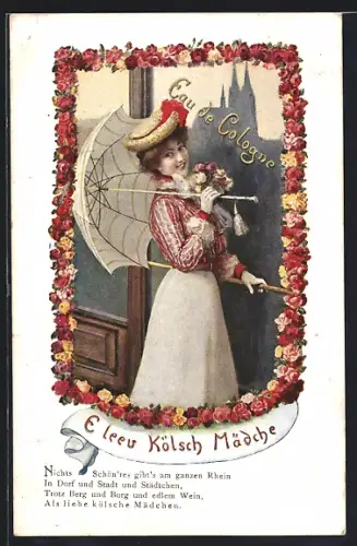 AK Köln, E leev Kölsch Mädche, Stadttypen