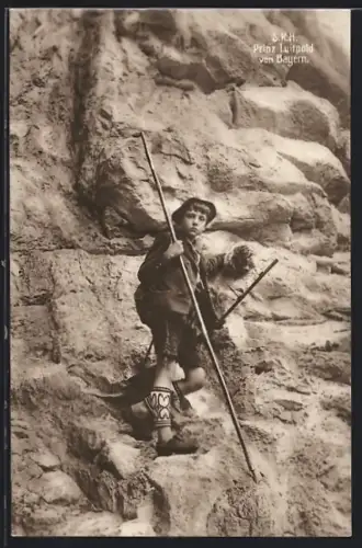 AK Erbprinz Luitpold von Bayern als Bergsteiger
