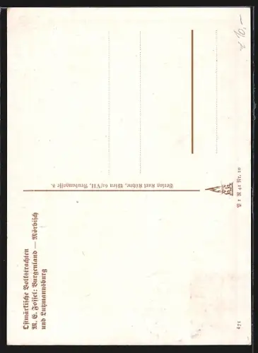 AK Paar in Volkstracht Mörbisch und Lutzmannsburg