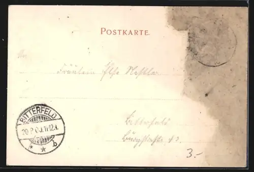 AK Ernstthal am Rennsteig, Gasthaus zum Dores, Gesamtansicht