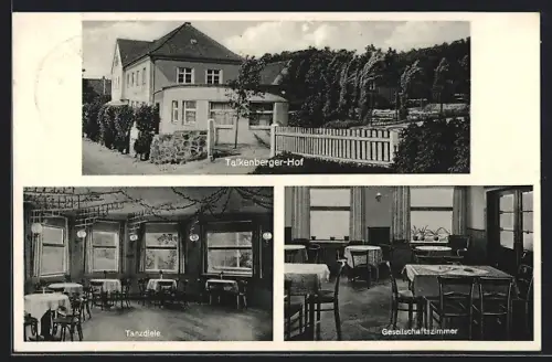 AK Coswig /Dresden, Gaststätte Am Talkenberger Hof, Bes. Paul Leckscheid