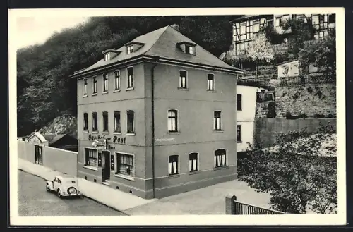 AK Montabaur, Gasthof zur Post, Bes. August Sack