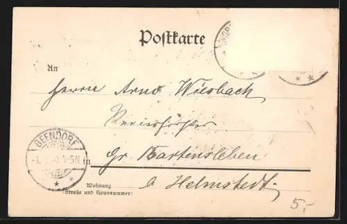 AK Gehringsdorf / Wormsdorf, Gasthaus, Ortspartie