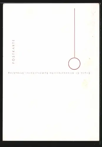 Künstler-AK Katzenberger: Straubing, Agnes-Bernauer-Festspiele 1952