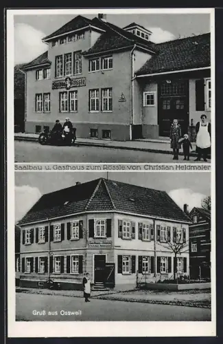 AK Ossweil bei Ludwigsburg, Gasthaus zum Rössle von Christian Heldmaier