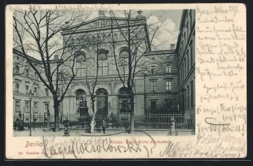 AK Berlin, Königl. Tierärztliche Hochschule, Luisenstrasse 56