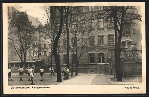 AK Berlin, Luisenstädtisches Realgymnasium, Sebastianstrasse 26, Neues Haus