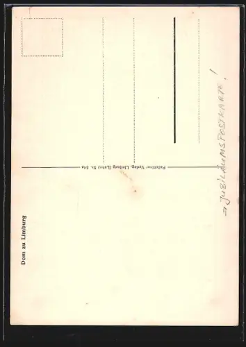 Künstler-AK Limburg a. d. Lahn, 700 Jahre Limburg 1935, Blick zum Dom