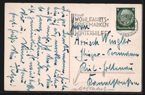 AK Leipzig, Gasthaus Kümmel-Apotheke, Bes. Fritz Zuckschwerdt