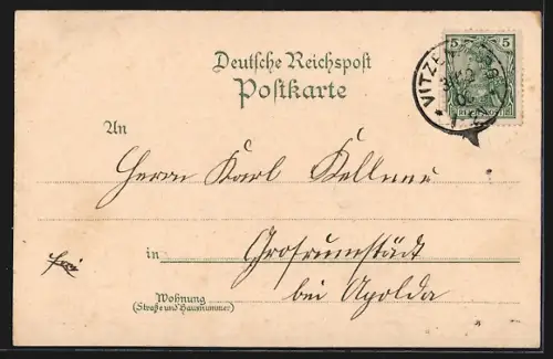 AK Vitzenburg a. d. Unstrut, Gasthof zum Schweizerhaus, Schloss, Haupteingang zum Schloss