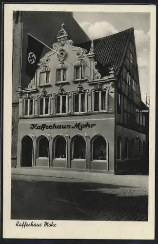 AK Itzehoe, Gasthof Kaffeehaus Mohr, Inh. Peter Clausen, Breite Strasse