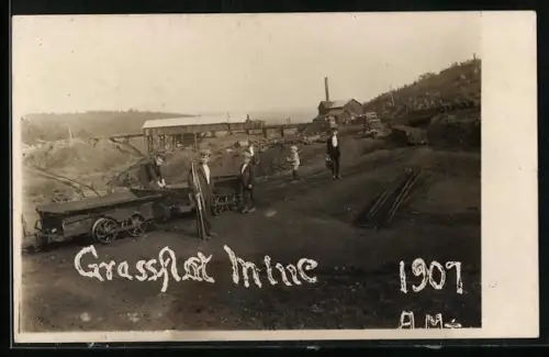 AK Clearfield, PA, Grassflot Mine, Bergbau