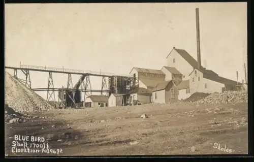 AK Tintic Moontains, UT, Kupfermine, Bergbau