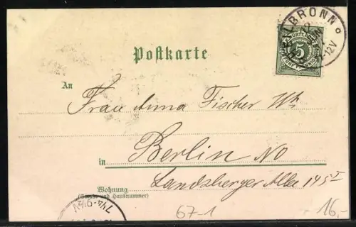 Lithographie Heilbronn, Industrie-Gewerbe u. Kunstausstellung, Handwerker