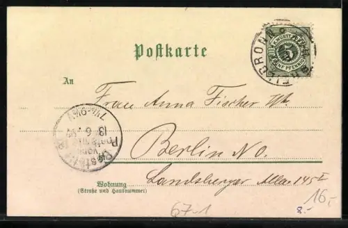 Lithographie Heilbronn, Industrie-Gewerbe- und Kunst-Ausstellung 1897