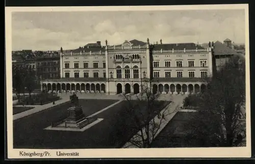 AK Königsberg, Blick zur Universität