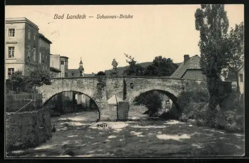 AK Bad Landeck, Johannes-Brücke
