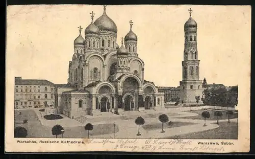 AK Warschau, Russische Kathedrale
