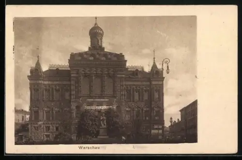 AK Warschau-Warszawa, Partie am Soldatenheim I.