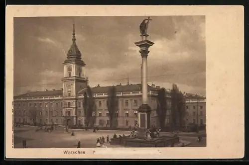 AK Warschau-Warszawa, Schloss-General-Gouvernement