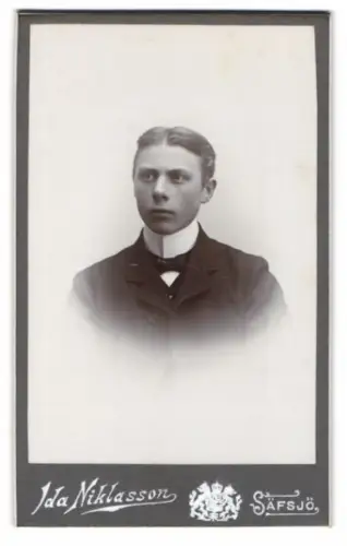 Fotografie Ida Niklasson, Säfsjö, Porträt eines jungen Mannes