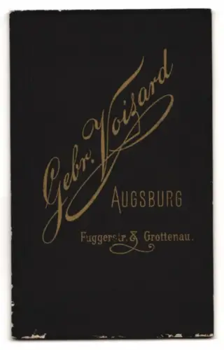Fotografie Gebr. Voisard, Augsburg, Fuggerstr. & Grottenau, Porträt einer jungen Dame