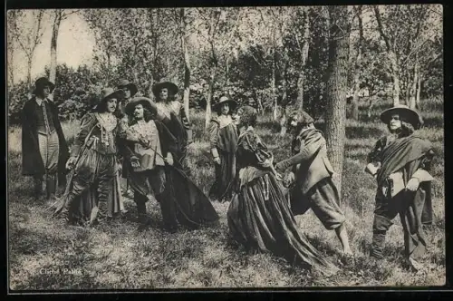 AK Les Trois Mousquetaires d`apres l`Oeuvre Célèbre d`Alexandre Dumas