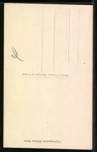 AK Schauspieler Henri Rollan in der Rolle des Athos, Theaterszene