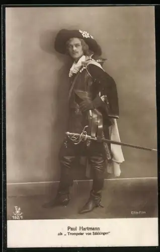 AK Paul Hartmann als Der Trompeter von Säckingen