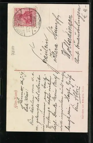 AK Kampfszene in Der Trompeter von Säckingen