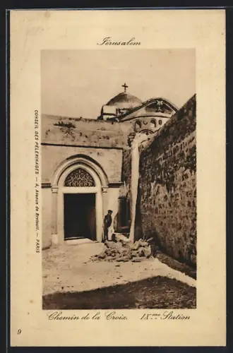 AK Jérusalem, Chemin de la Croix, IXme Station