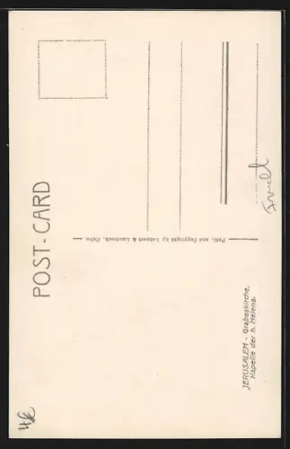 AK Jerusalem, Church of the Holy Sepulchre, Chapel of St. Helena