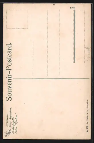 AK Jerusalem, Grabeskapelle, Innenansicht