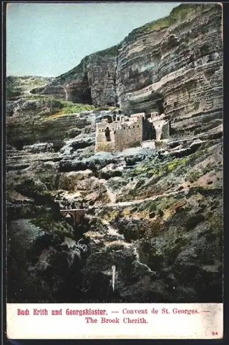 AK Bach Krith, Blick zum Georgskloster