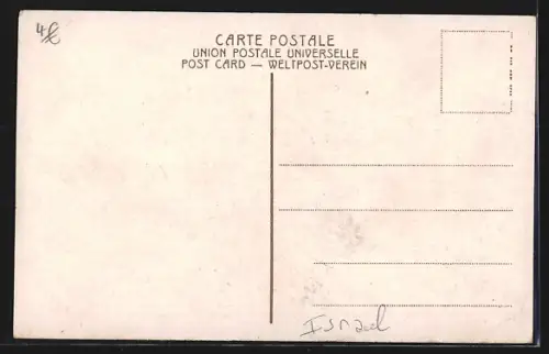 AK Haifa, Panorama mit dem Berg Carmel