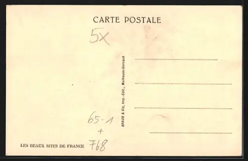 AK Mulhouse, La Gare, Entrée Principale, Bahnhof