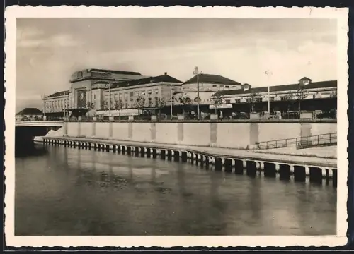 AK Mulhouse, La Gare, Bahnhof