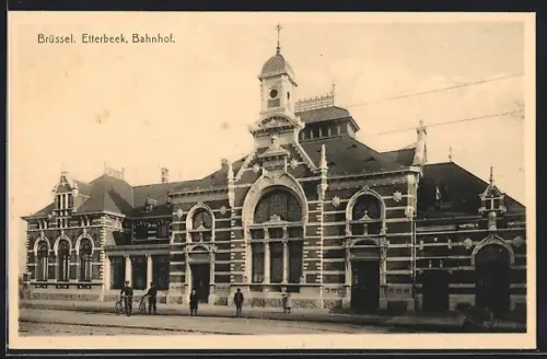 AK Brüssel, Etterbeek, Bahnhof