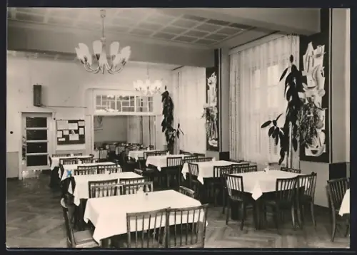 AK Bad Wilsnack, Puschkin-Kurhaus, Speiseraum