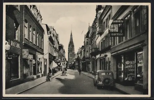 AK Kevelaer, Blick in die Hauptstrasse
