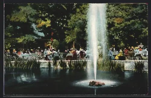AK Bad Harzburg, Café Unter den Eichen