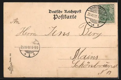 AK Dortmund, Teich an der Buschmühle mit Booten