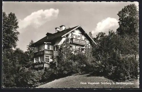 AK Salzberg b. Berchtesgaden, Hotel Haus Vogelrast, Inh. Josef Stocker