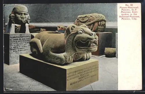 AK Mexico City, Mexican Antiquities in the National Museum