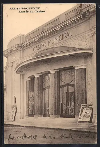 AK Aix-en-Provence, Entrée du Casino Municipal