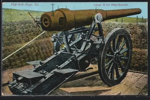 AK Fuss-Artl.-Regt., 15 cm Ring-Kanone