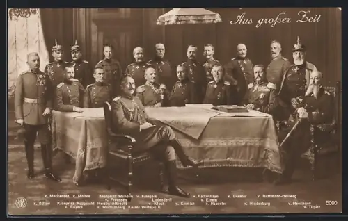AK Gruppenfoto der Heerführer