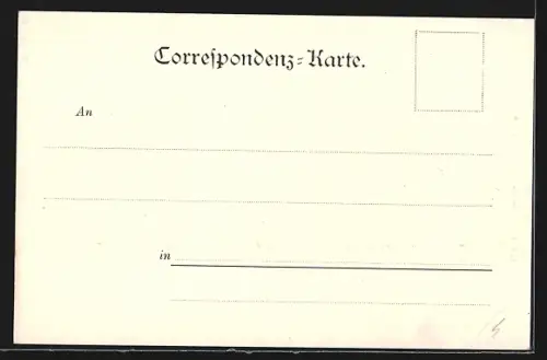 AK Wien, Naschmarkt mit Pferdebahn