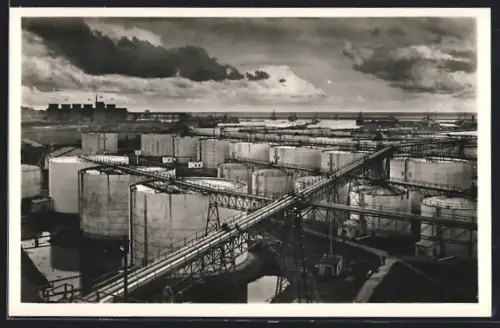 AK Constanta, Vue dans, Hafenansicht